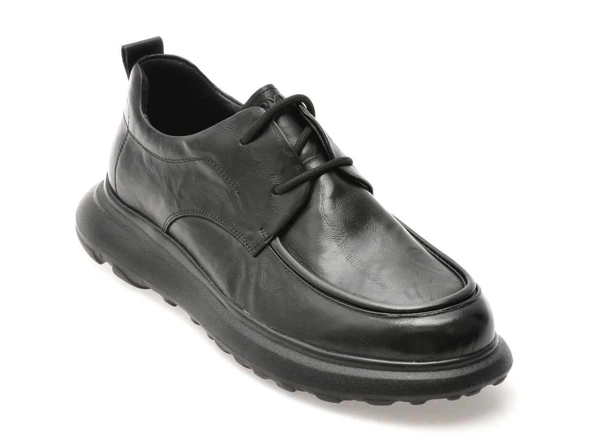 Pantofi Gryxx Negri 56519 Din Piele Naturală
