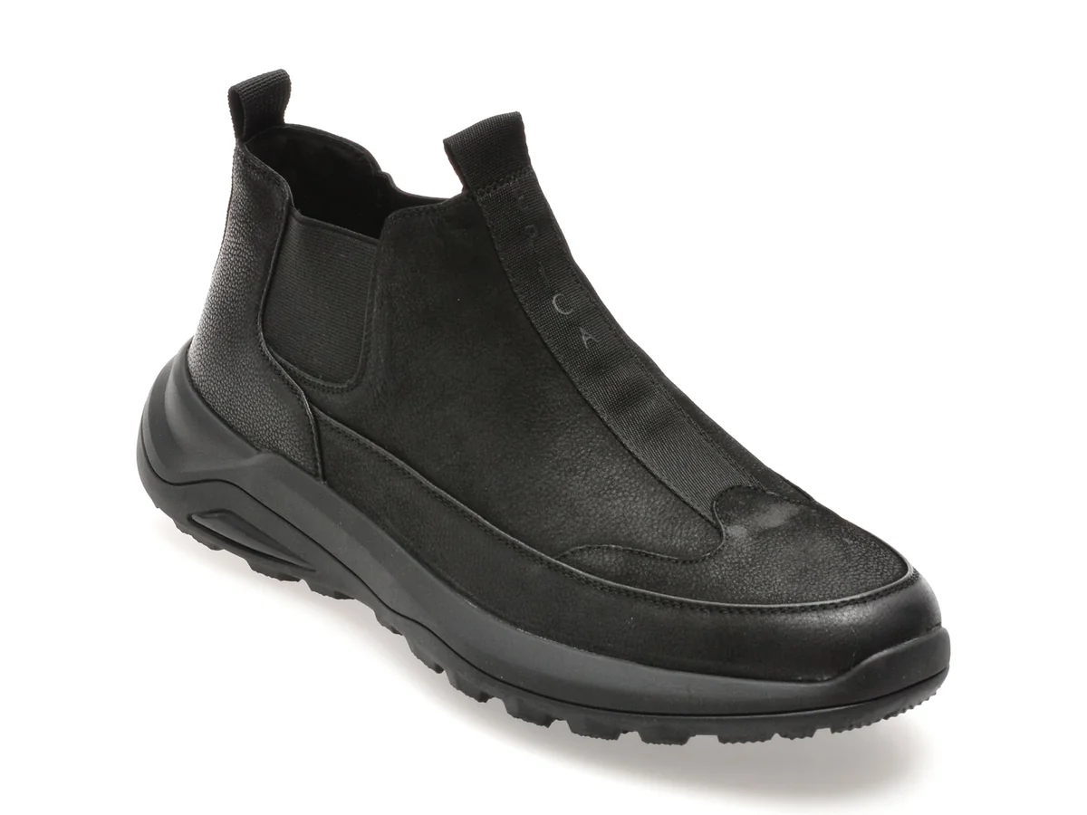 Ghete Epica Negre, 80360, Din Piele Naturala