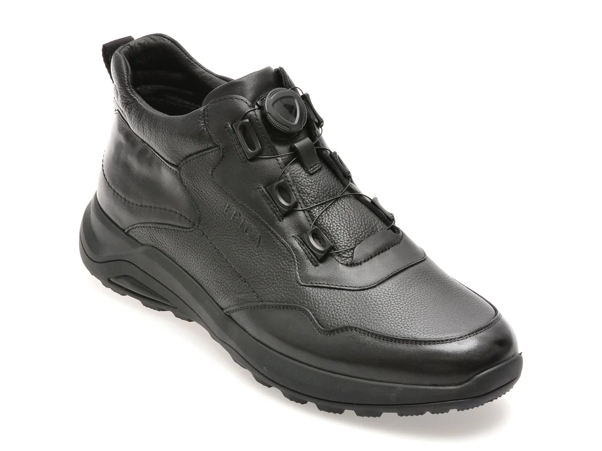 Ghete Epica Negre, 58212, Din Piele Naturala