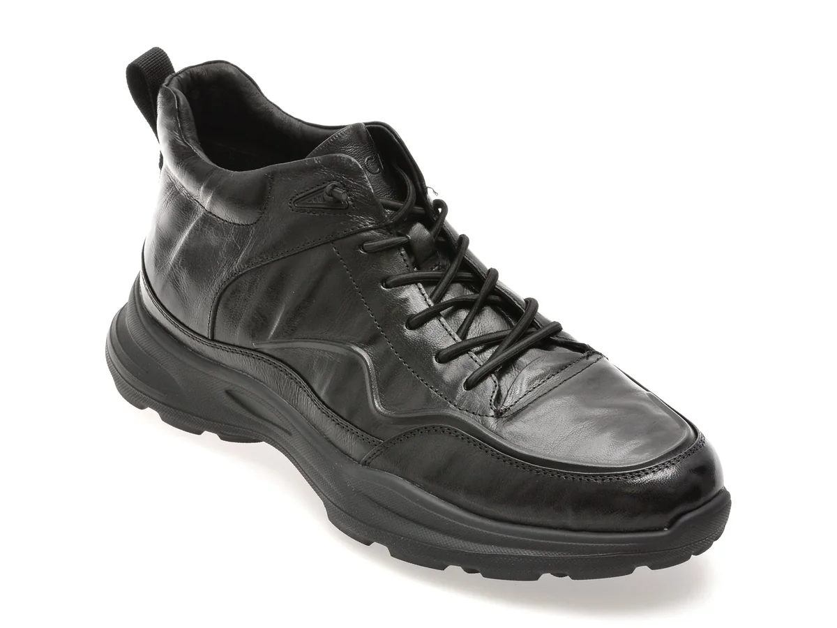 Pantofi Sport Epica Negri 58215 Din Piele Naturala