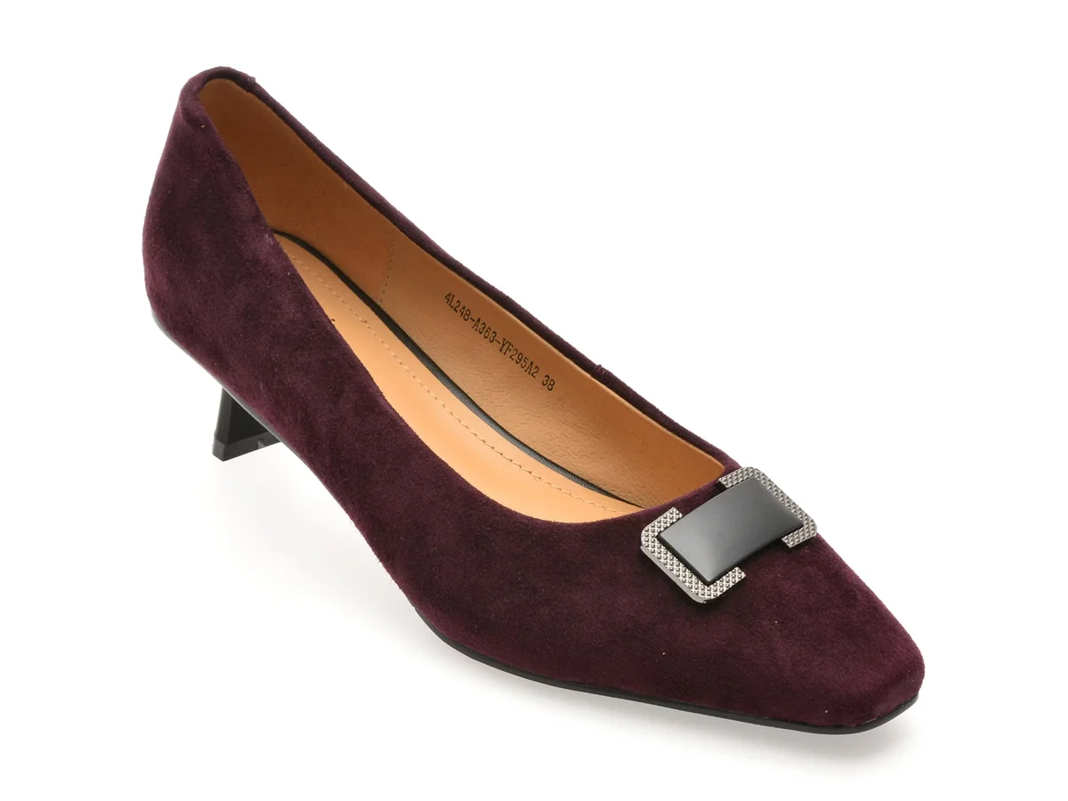 Pantofi Eleganti Flavia Passini Visinii, 4L248, Din Piele Întoarsă