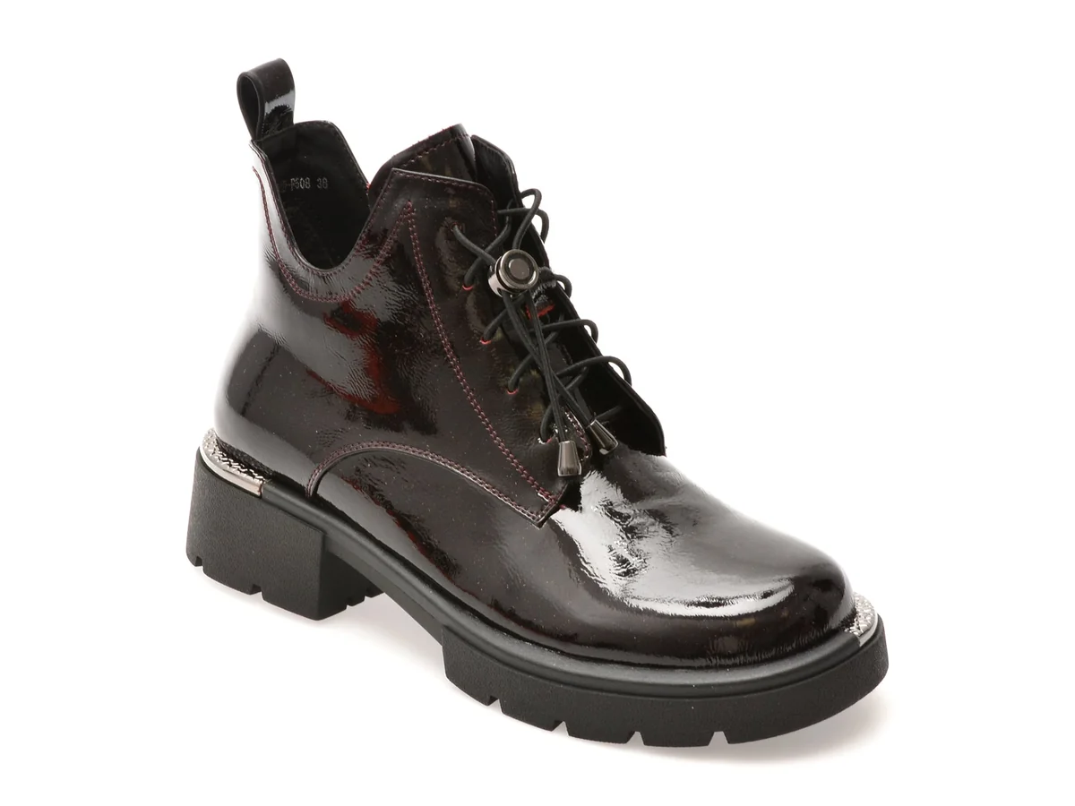 Ghete Gryxx Visinii M90B Din Piele Naturala Lăcuită