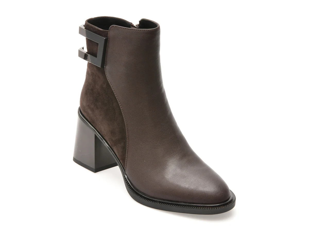 Ghete Epica Maro, M202B, Din Piele Naturala