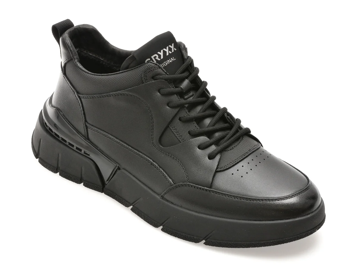 Ghete Gryxx Negre, 58623, Din Piele Naturala