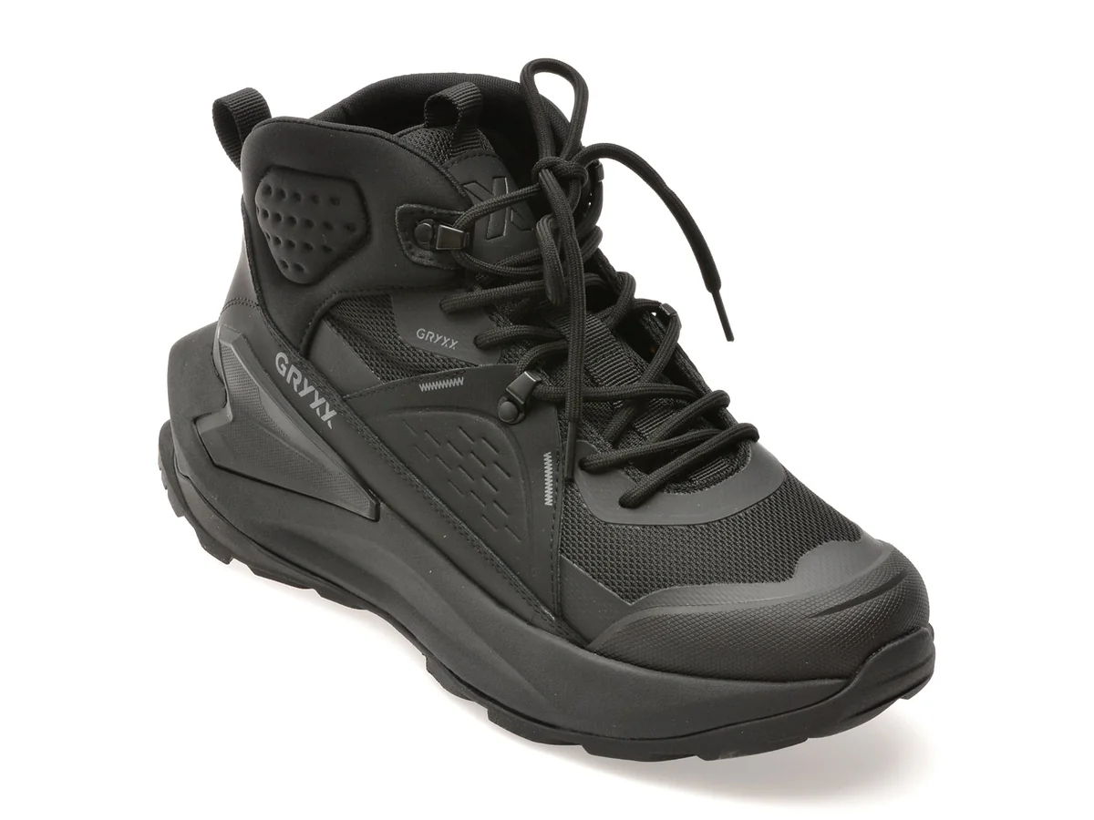 Ghete Gryxx Negre 3101 Din Material Textil