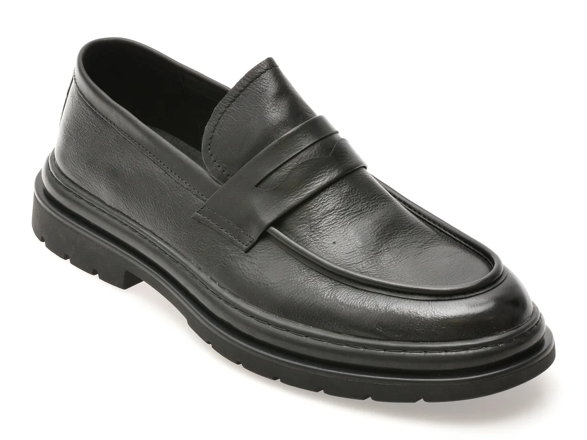 Mocasini Gryxx Negri 56518 Din Piele Naturala