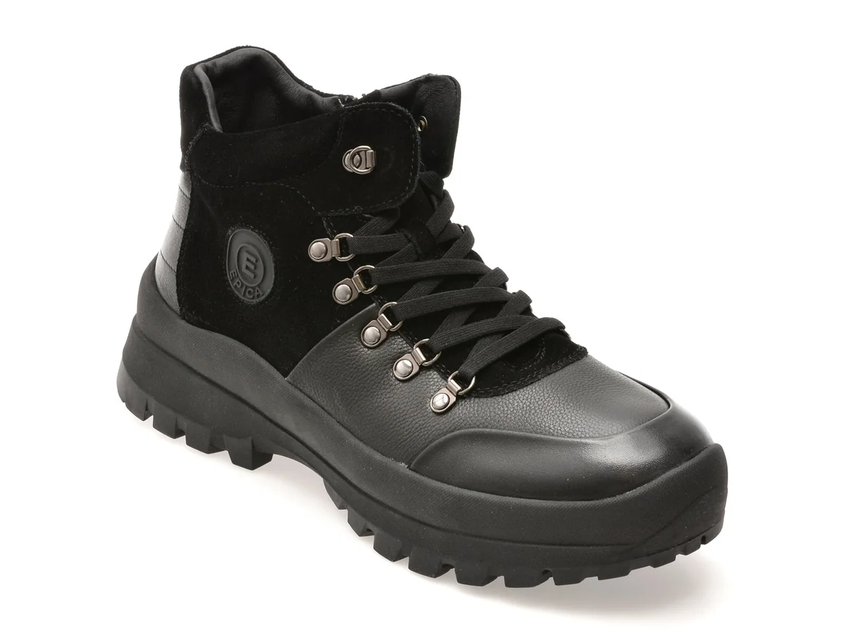 Ghete Epica Negre, Ln17, Din Piele Naturala