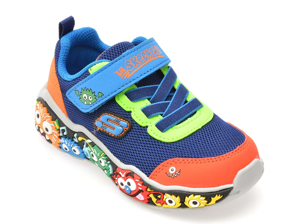 Pantofi Sport Skechers Multicolor, Play Scene, Din Material Textil