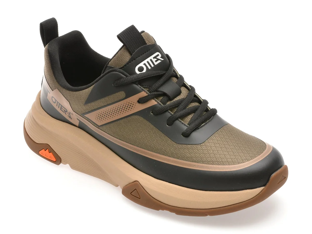 Pantofi Sport Otter Kaki, 93516, Din Material Textil