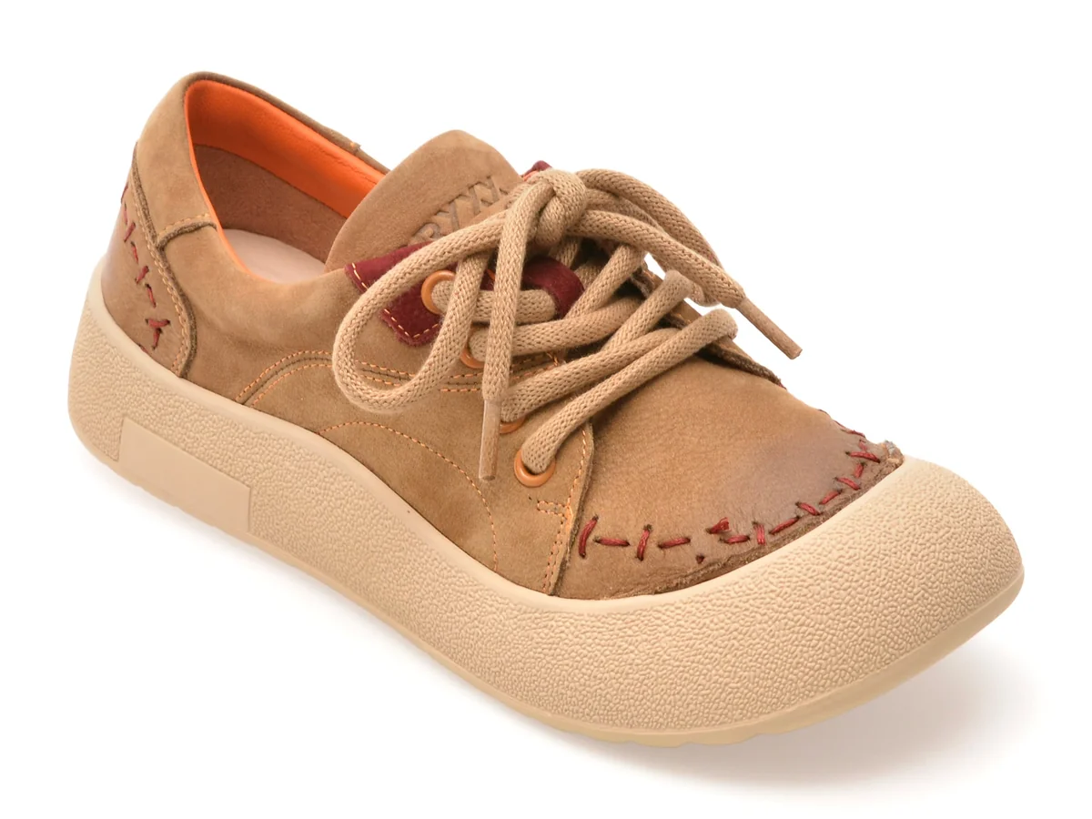 Pantofi Gryxx Bej 3158 Din Piele Naturală