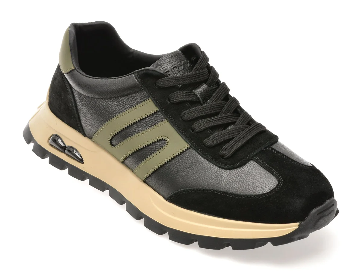 Pantofi Sport Gryxx Negri, 61919, Din Piele Naturală