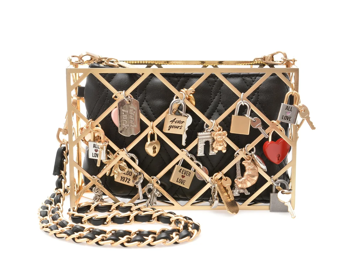 Geanta Aldo Neagra, PONDDAMour 006, Din Piele Ecologica