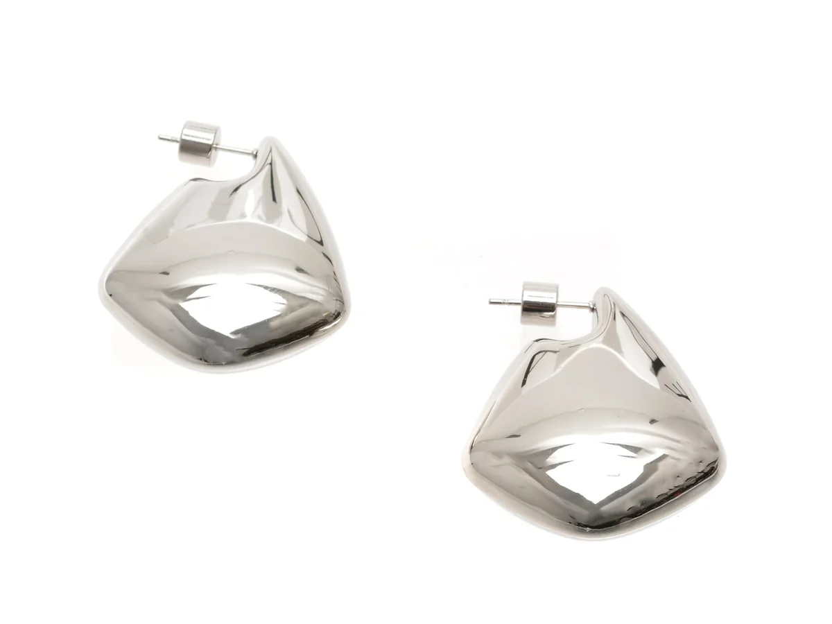 Cercei Aldo Argintii, Koby 040, Din Metal