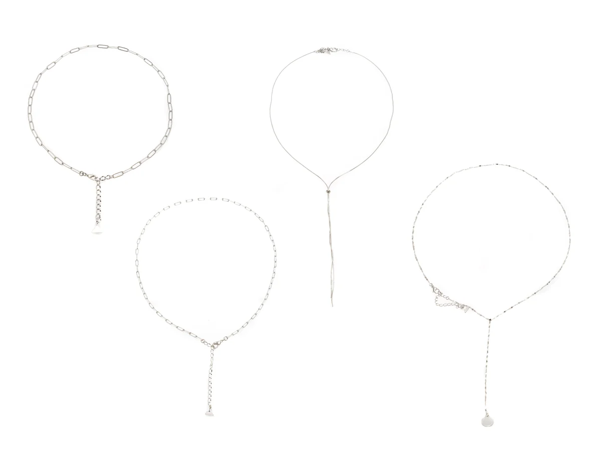 Colier Aldo Argintiu, Issadorra 040, Din Metal