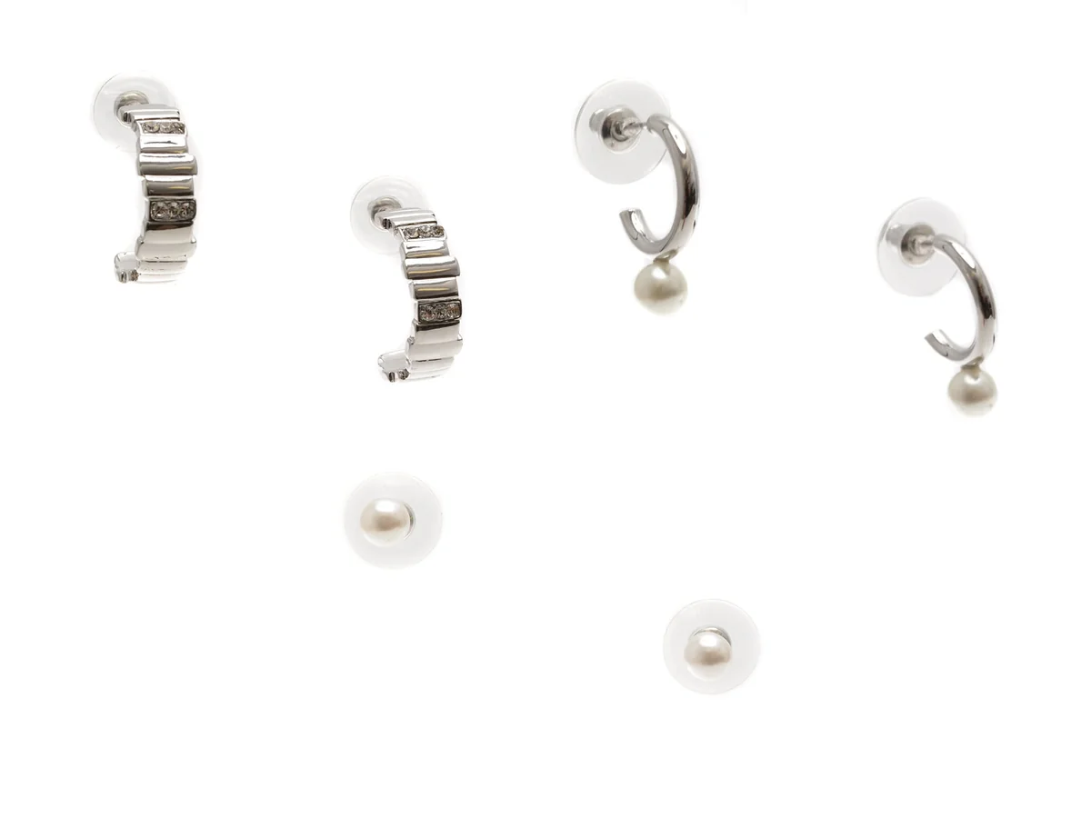 Cercei Aldo Argintii, Cirahar 040, Din Metal