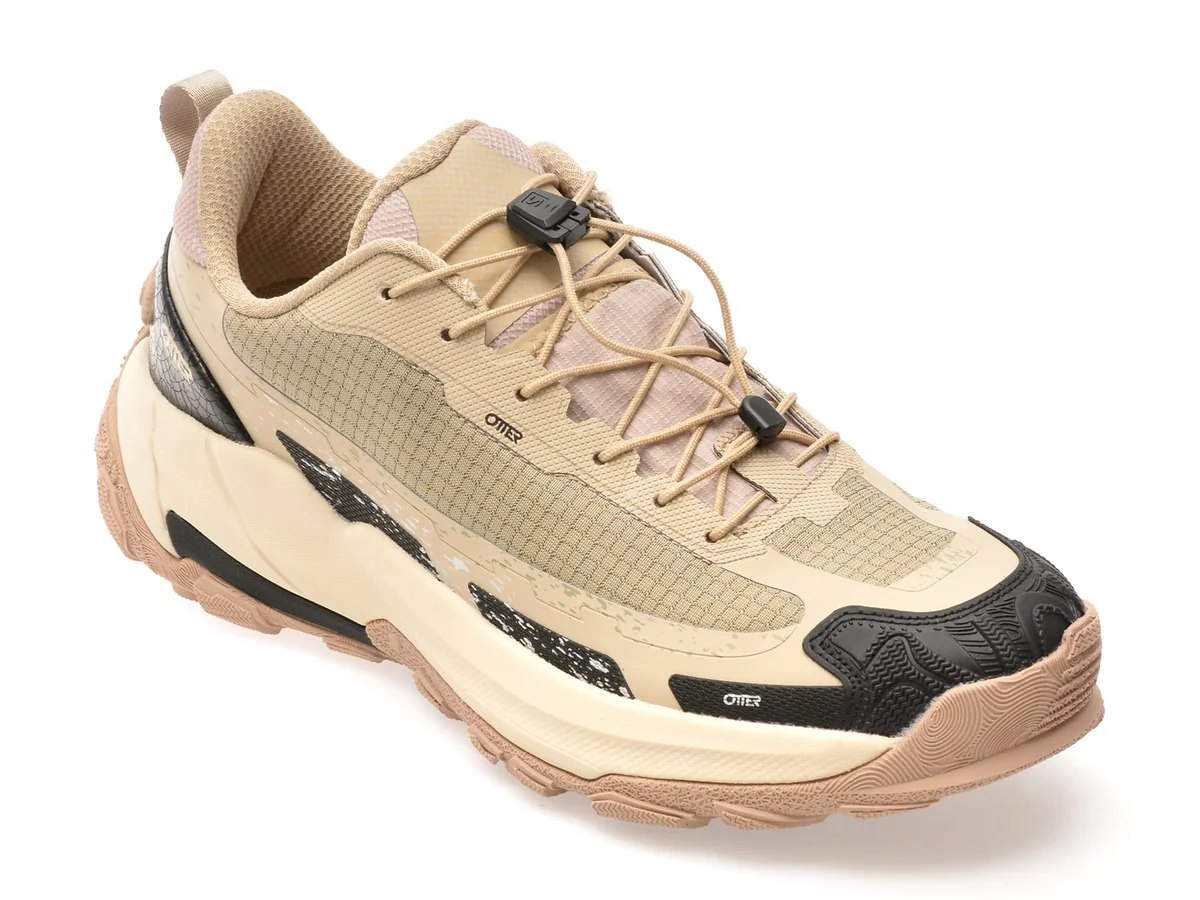 Pantofi Sport Otter Bej, 899, Din Material Textil