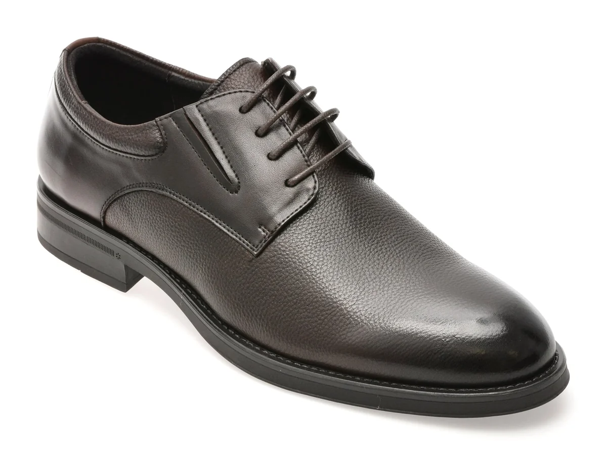 Pantofi Eleganți Epica Maro F15C11 Din Piele Naturală