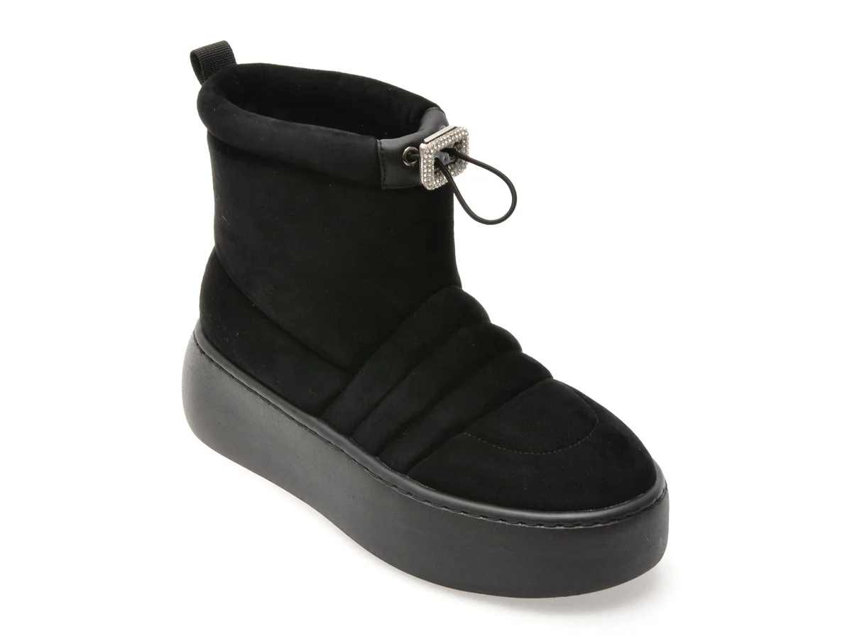 Ghete Epica Negre, 6G305, Din Piele Intoarsa