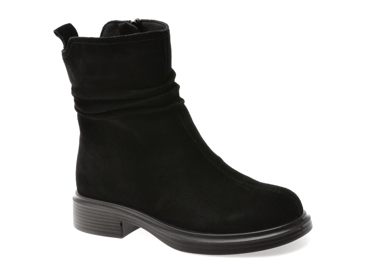 Ghete Gryxx Negre 5103NA Din Piele Întoarsă