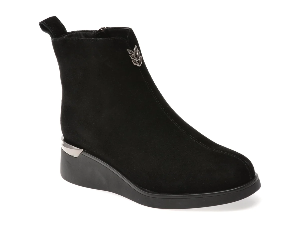 Ghete Gryxx Negre, Dx01352, Din Piele Întoarsă