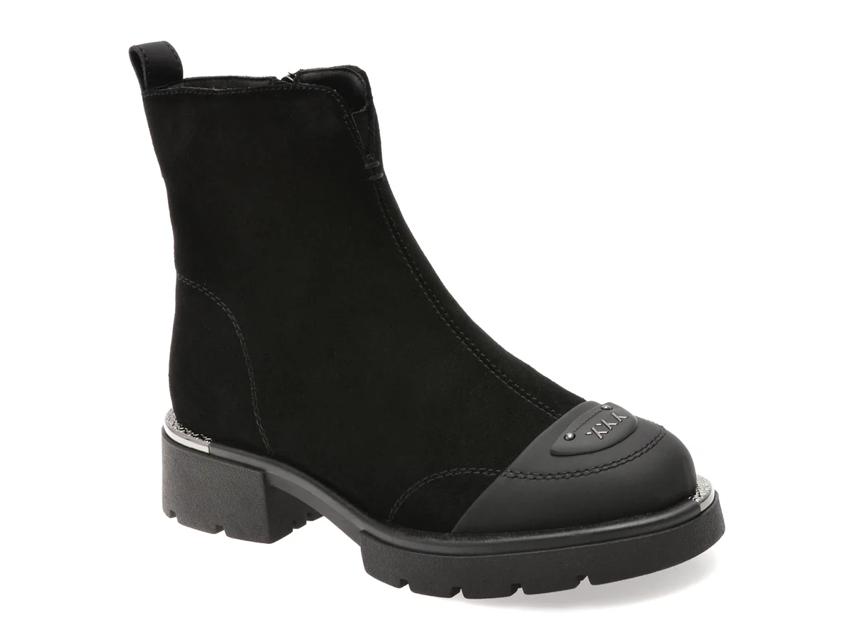 Ghete Gryxx Negre, A062, Din Piele Întoarsă