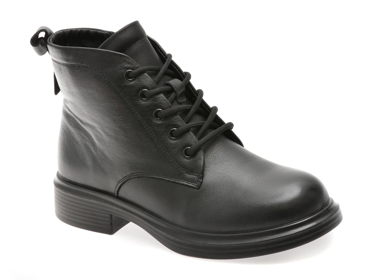 Ghete Gryxx Negre 5104 Din Piele Naturala