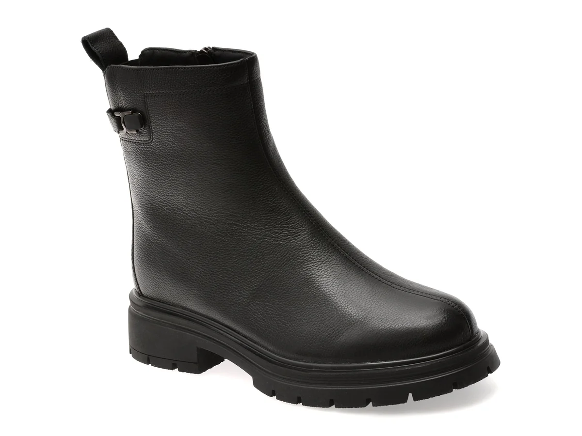 Ghete Gryxx Negre, DX01321, Din Piele Naturala