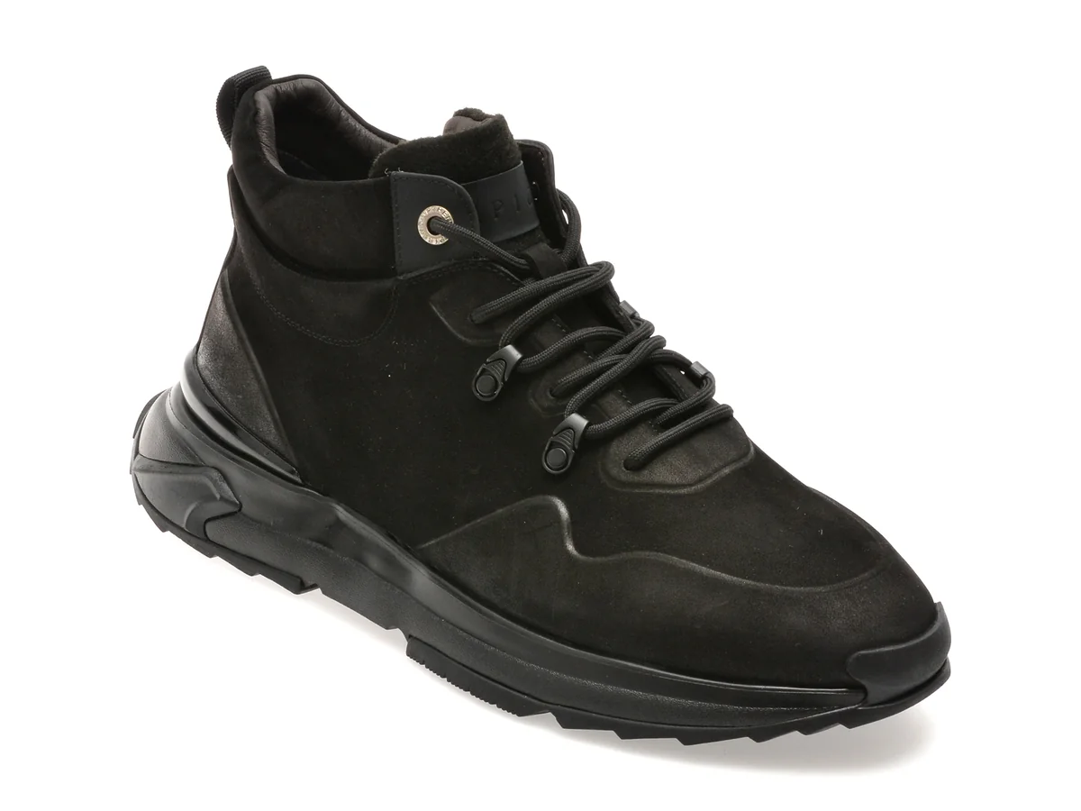 Ghete Epica Negre, G14, Din Piele Naturala