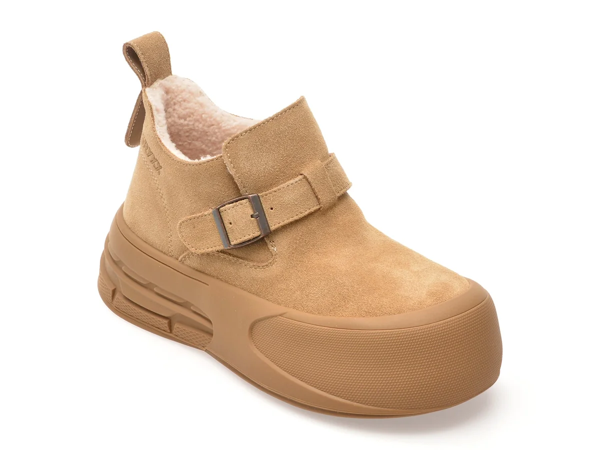 Ghete Gryxx Gri, A6623, Din Piele Intoarsa