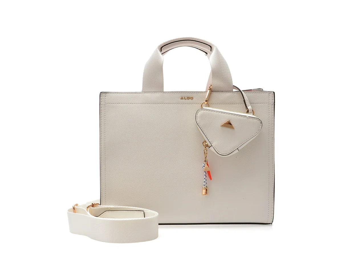 Geanta Aldo Alb, Mtl72 Tote 100, Din Piele Ecologică