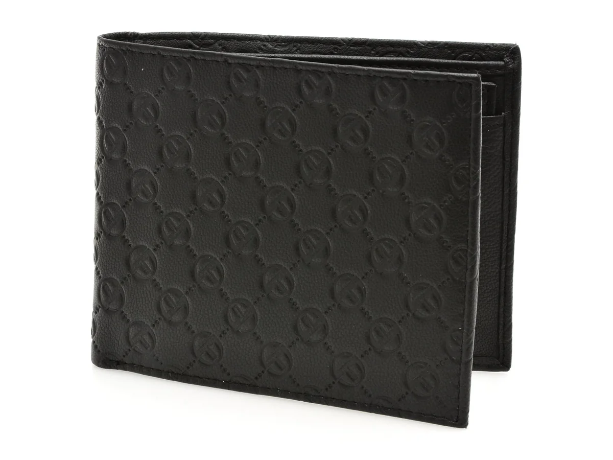 Portofel Sergio Tacchini Negru K50P053 Din Piele Naturala