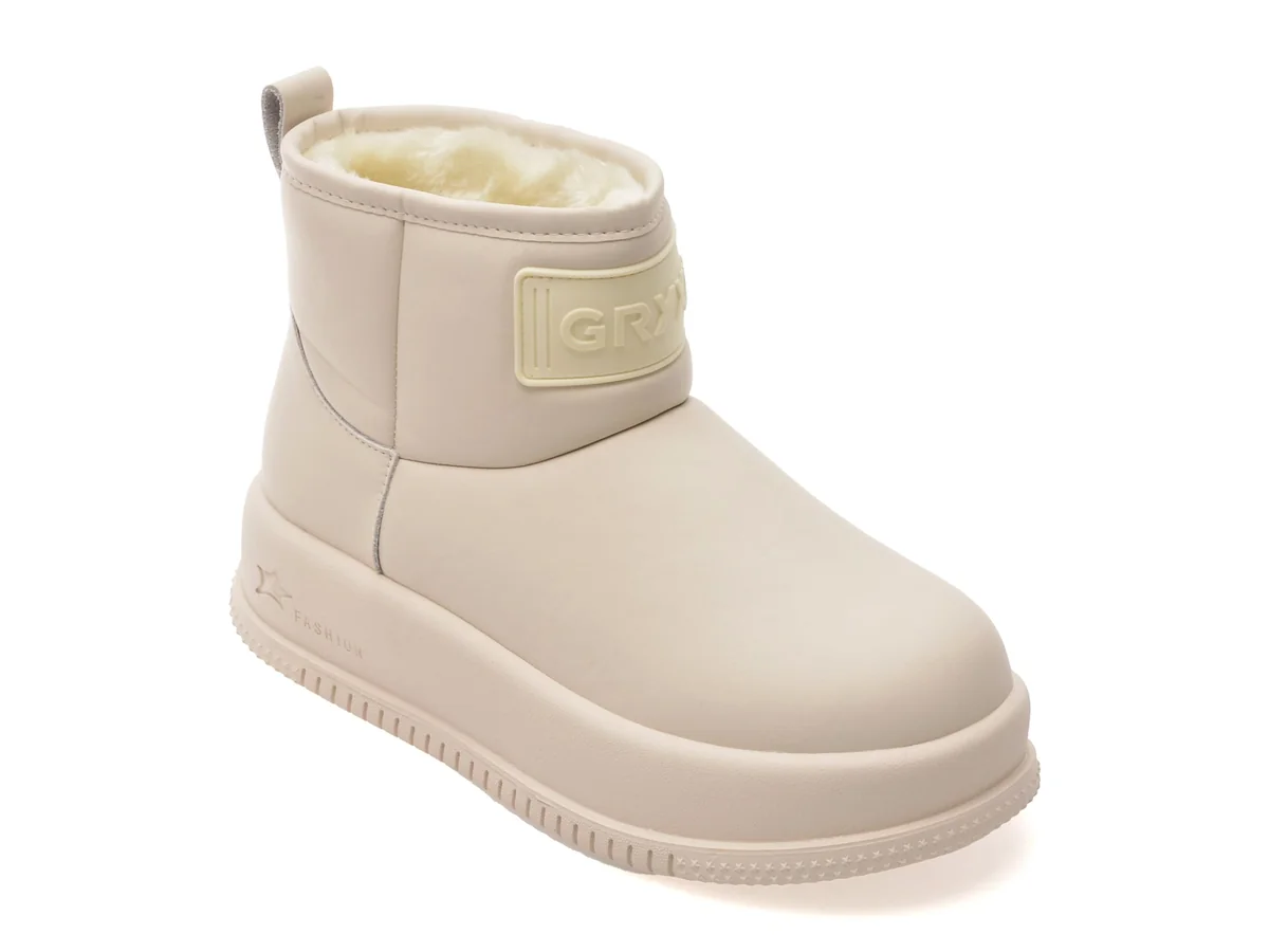 Ghete Gryxx Albe, 936, Din Piele Ecologica