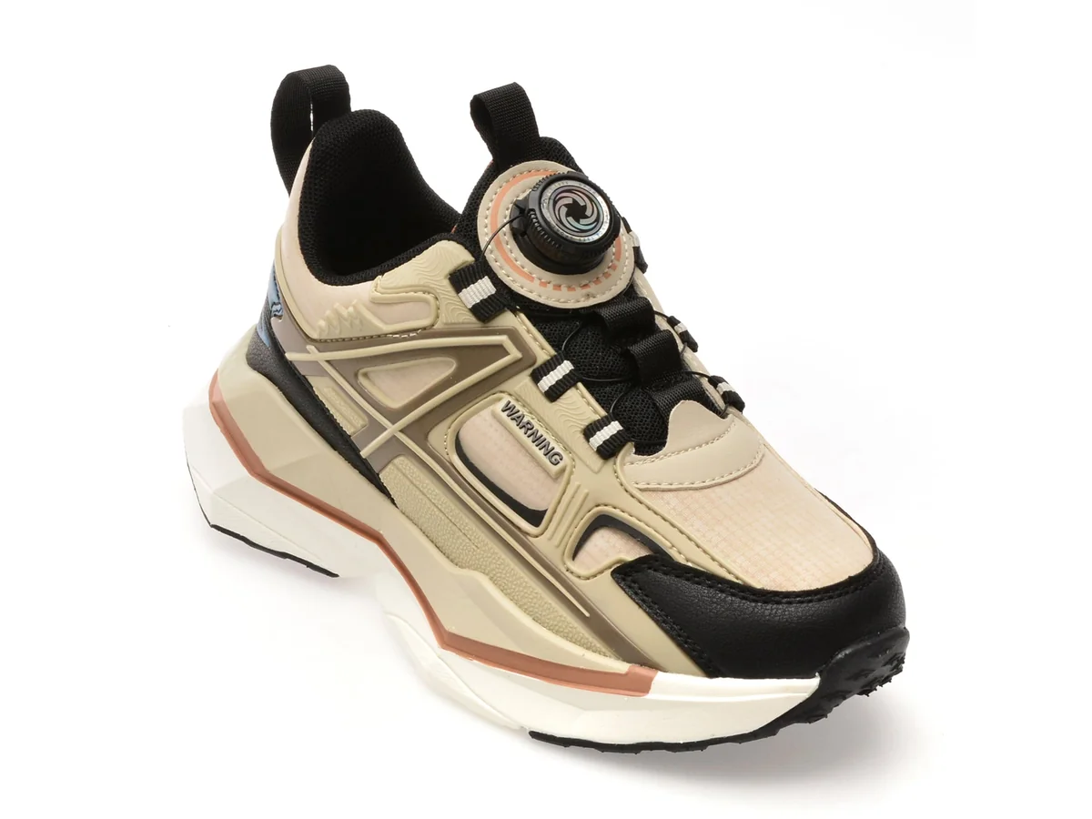 Pantofi Sport Selection Kids Bej, 8038, Din Material Textil