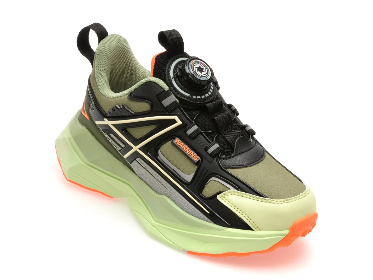 Pantofi Sport Selection Kids Negri, 8038, Din Piele Ecologică