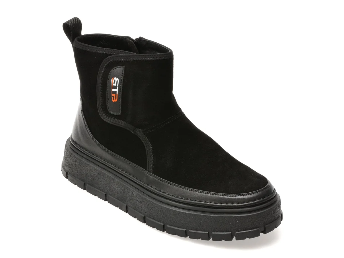 Ghete Bite The Bullet Negre, 1198, Din Piele Întoarsă