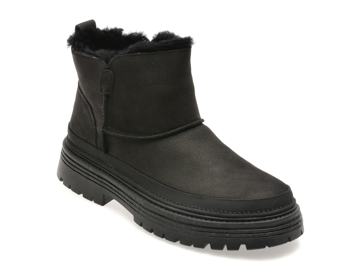 Ghete Gryxx Negre, M521, Din Piele Naturala