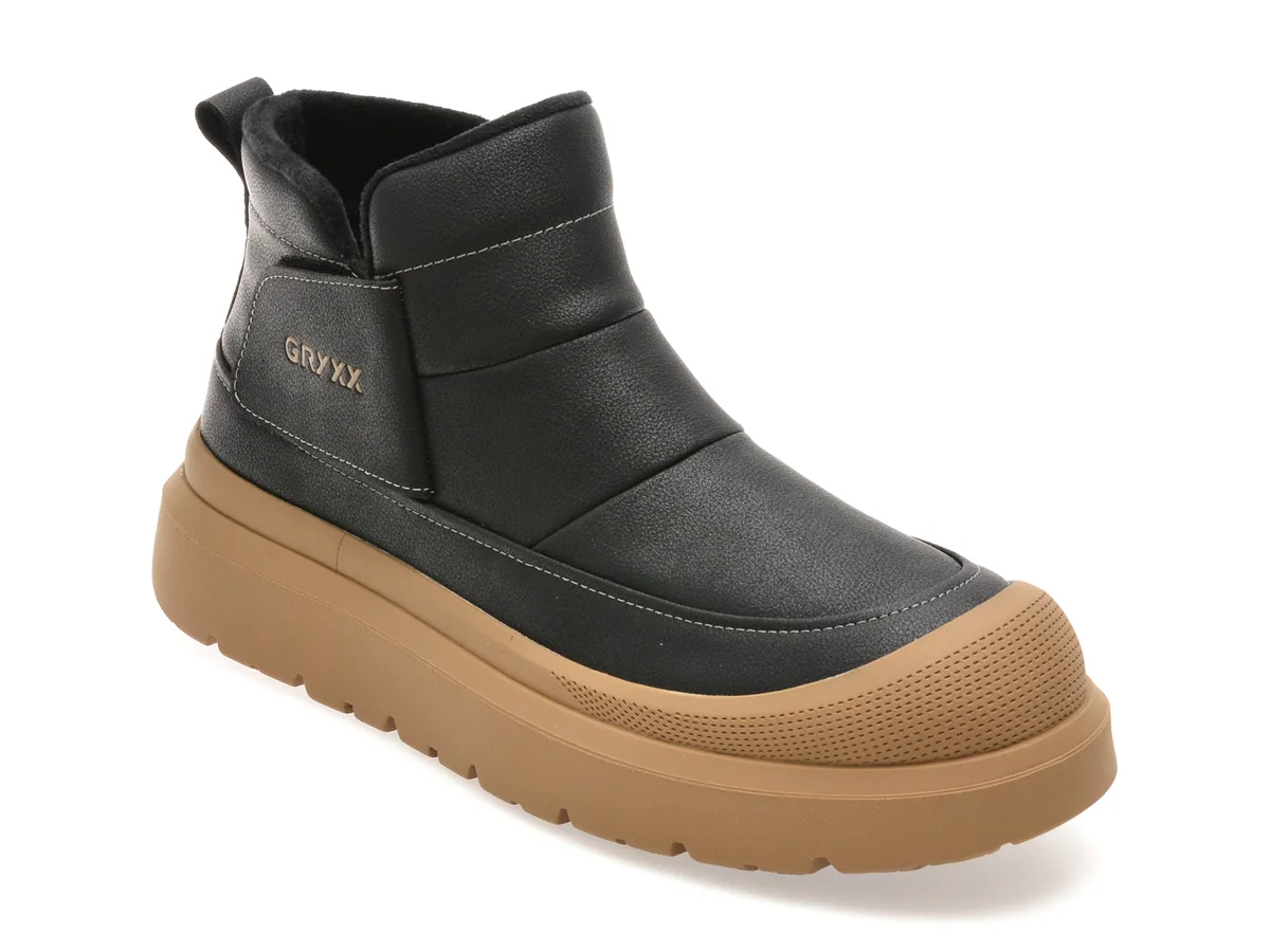 Ghete Gryxx Negre, 80006, Din Piele Naturală