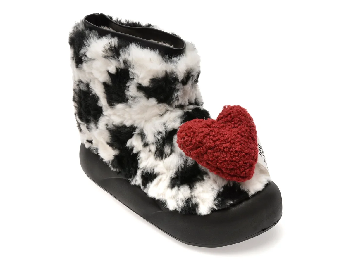 Ghete Gryxx Alb-Negru, YR2514, Din Material Textil