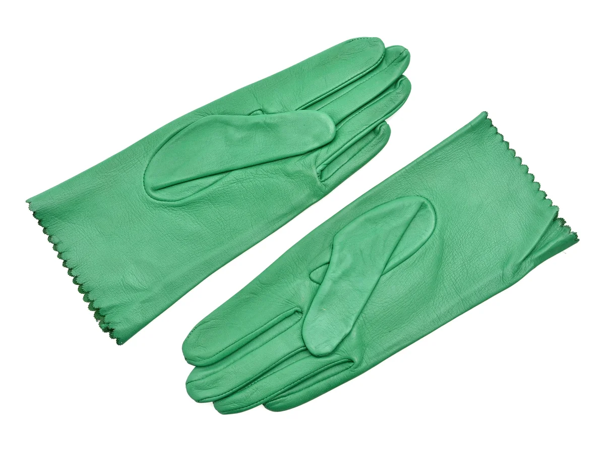 Manusi Epica Verzi, D31, Din Piele Naturala