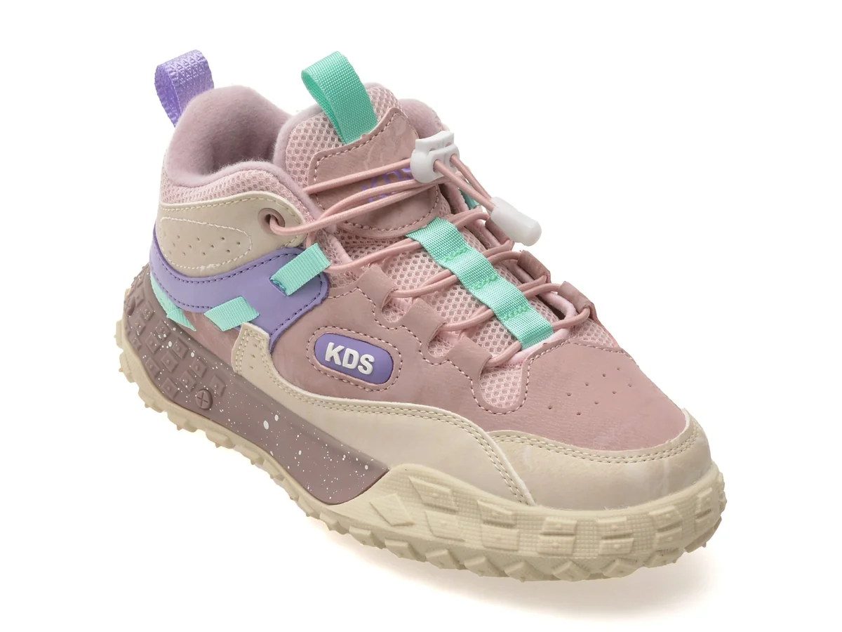 Pantofi Sport Selection Kids Roz, 23187, Din Piele Ecologică