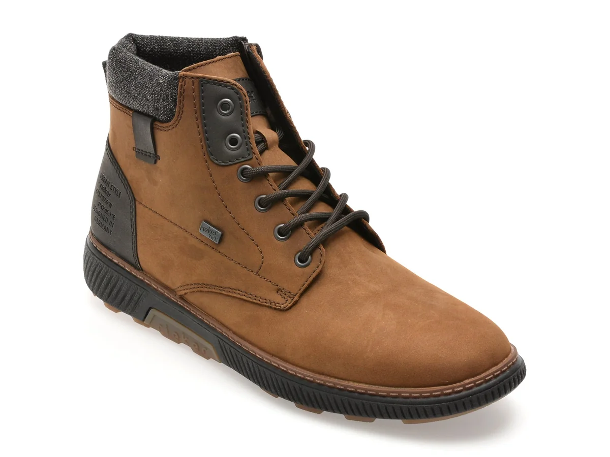 Ghete Rieker Maro, B3343, Din Piele Naturala