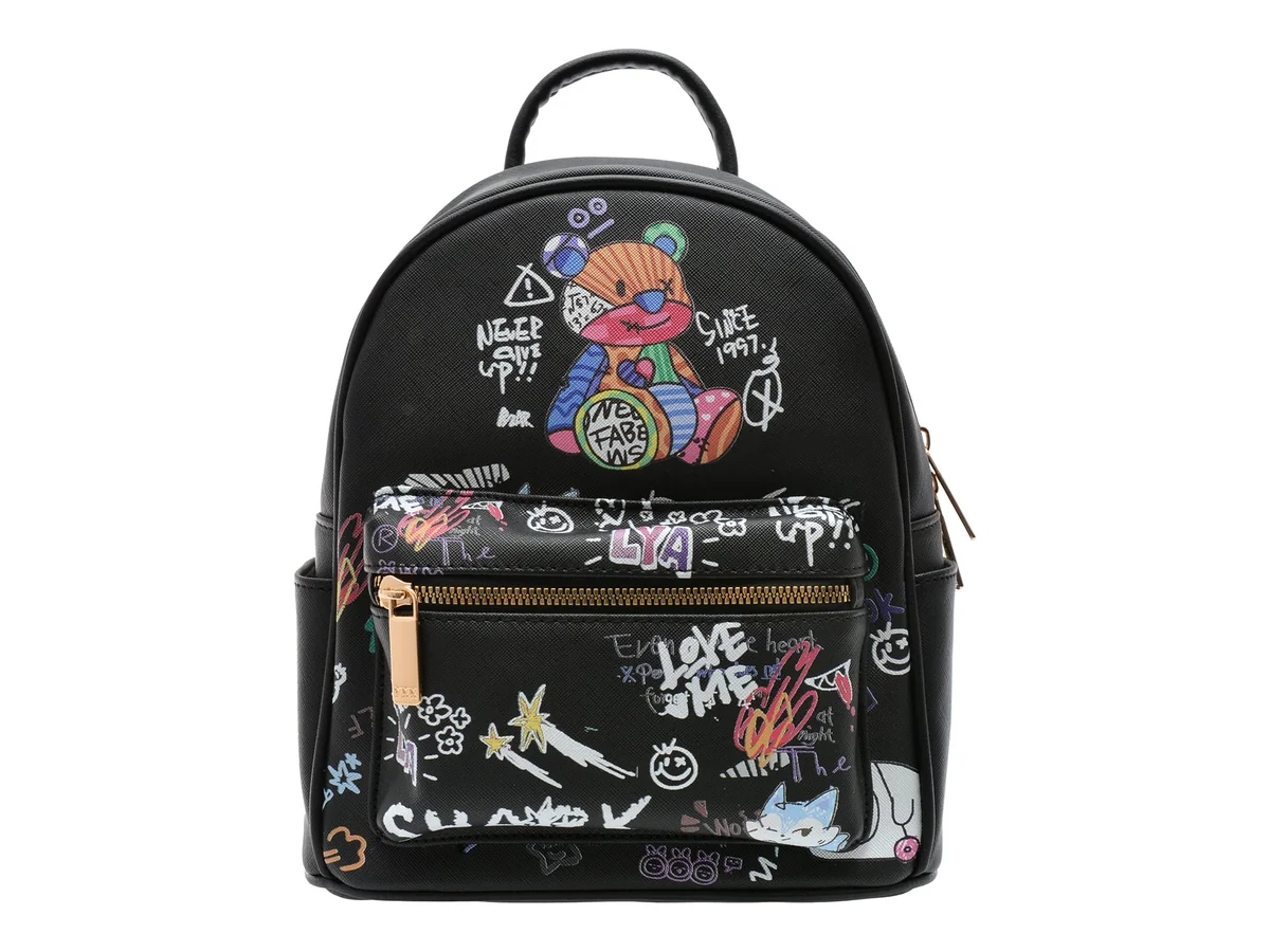 Rucsac Gryxx Negru, 2.3E+202, Din Piele Ecologică