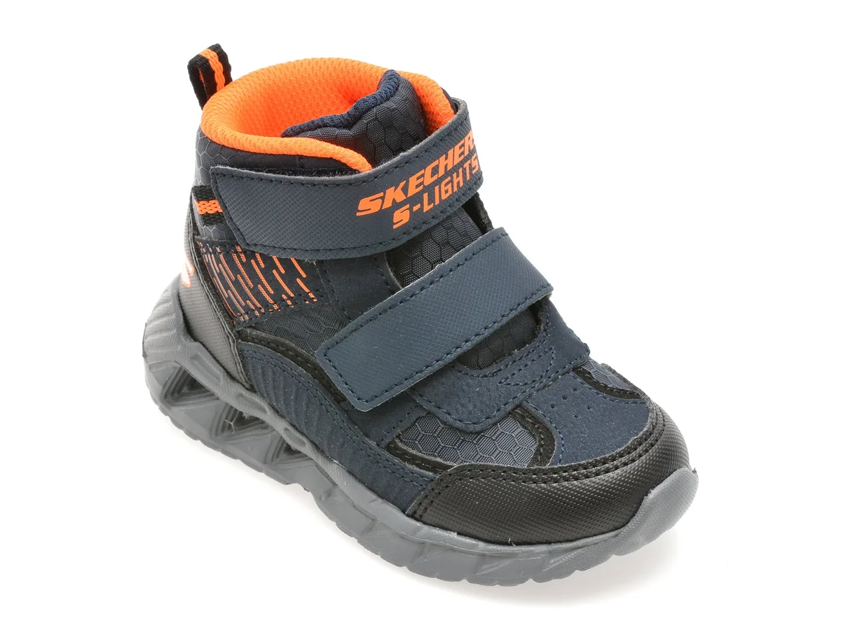 Ghete Skechers Bleumarin, Magna-Lights, Din Material Textil