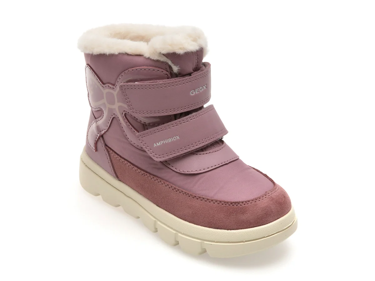 Ghete Geox Roz, B565AA, Din Material Textil