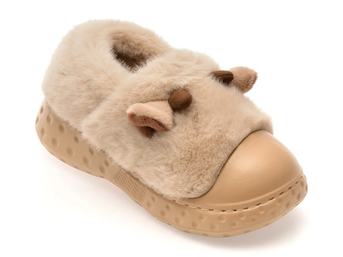 Pantofi Gryxx Bej, YR2504, Din Material Textil