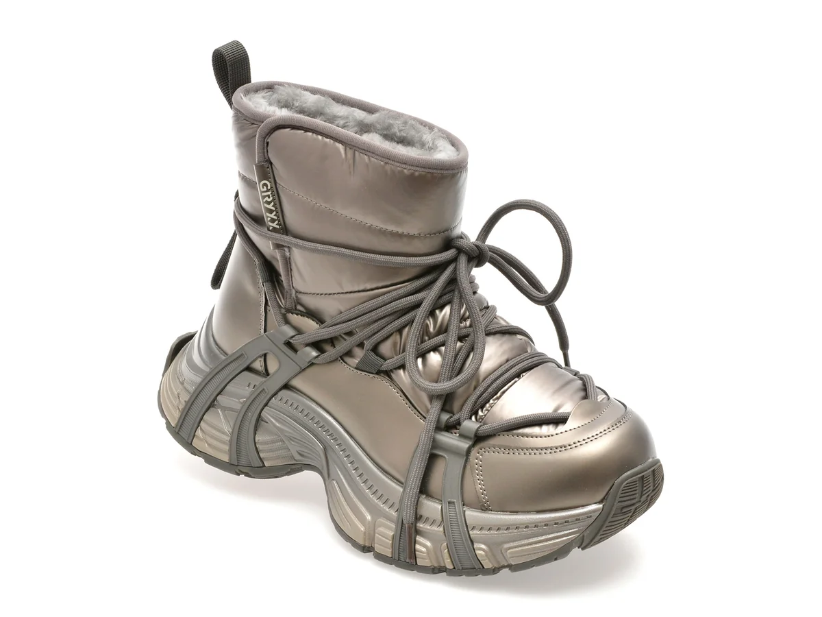 Ghete Gryxx Gri, 25810, Din Material Textil