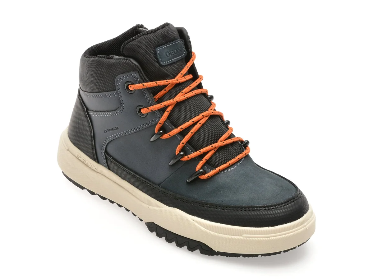 Ghete GeoX Bleumarin, J56FMA, Din Piele Ecologica