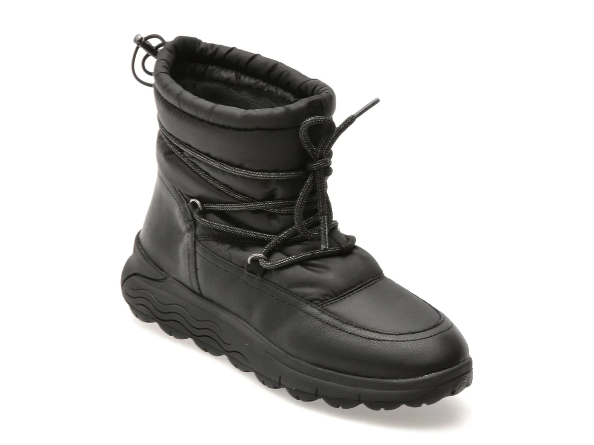 Ghete Geox Negre D4626A Din Material Textil