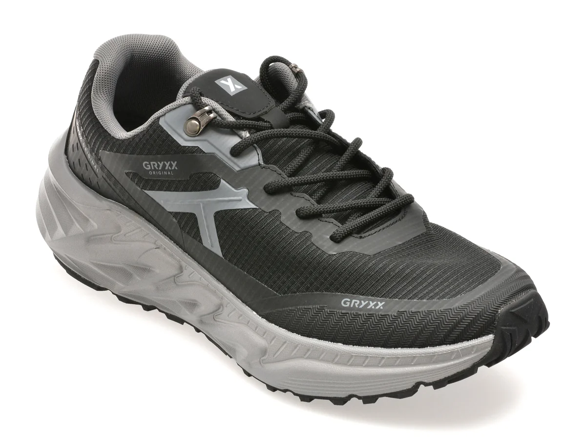 Pantofi Sport Gryxx Negri, 1306, Din Material Textil