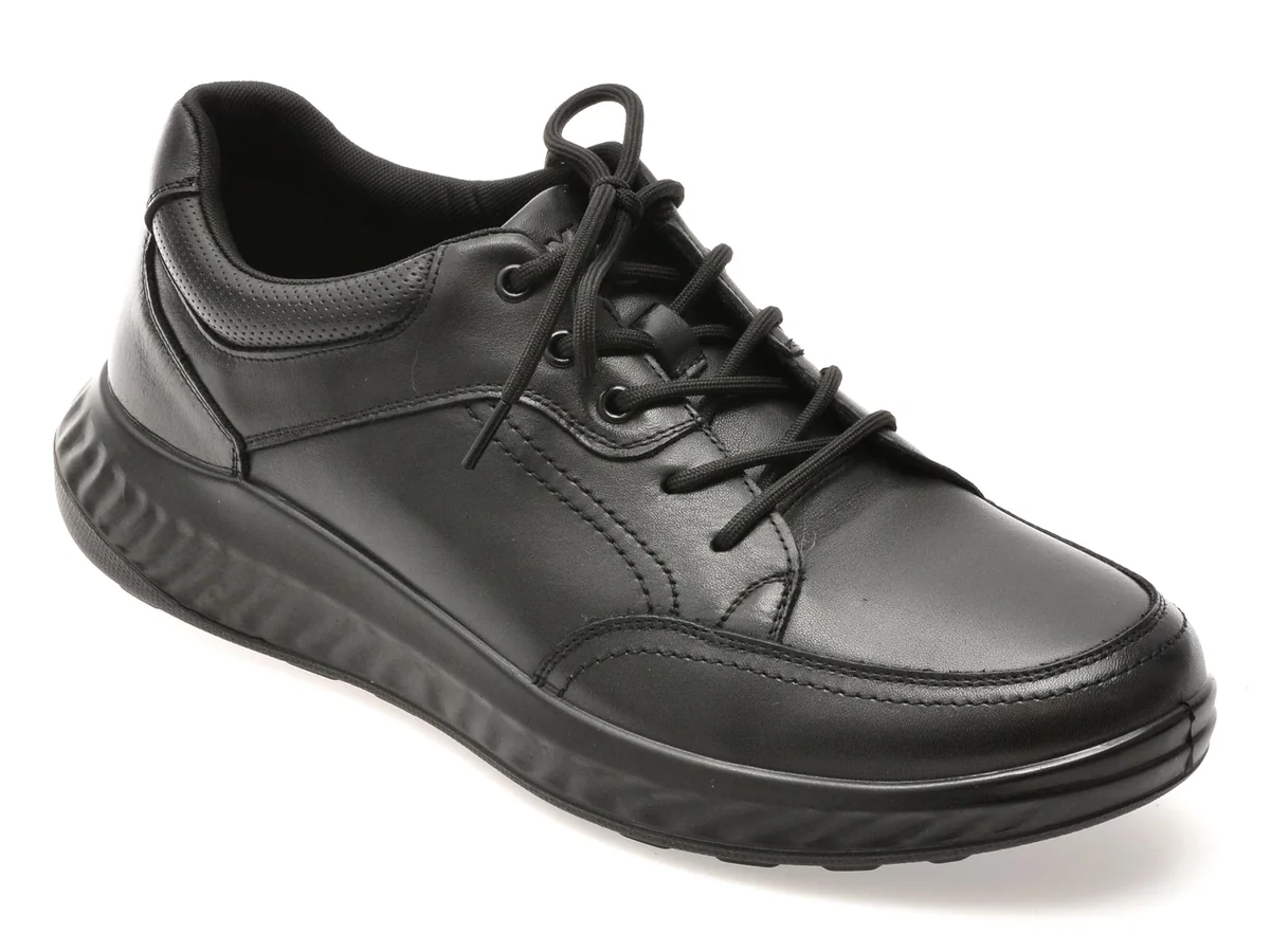 Pantofi Sport Gryxx Negri, CCH8, Din Piele Naturală